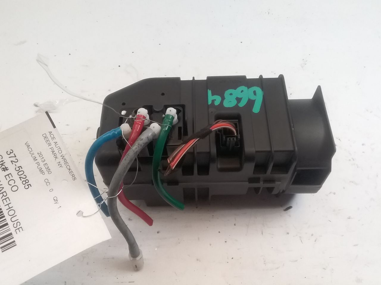 MERCEDES-BENZ MERCEDES E-CLASS 2013-2015 212 Type Sdn, E63 Vacuum Pump